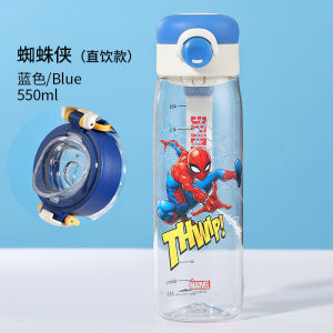 ถ้วยน้ำสไปเดอร์แมนแบบใหม่เด็กประถมกระบอกน้ำน่ารักทำจากพลาสติกโดยตรงสำหรับสามารถพกพาได้สำหรับเด็กทารกฤดูร้อน