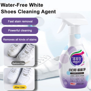 White Shoe Cleaner Yellow Stain Remover Cleaner Foam Shoe Washing Waterless Dry Cleaner