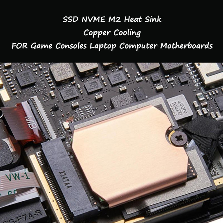 SSD NVME M2 Heat Sink For Steam Deck, Copper Cooling Heatsinks For