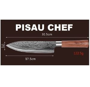 PISAU KOKI SUPER TAJAM JAPANESE SUPER KNIFE STAINLESS STEEL