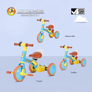 Balance Bike 3 in 1 anak pasific PS-5502 sepeda roda 3