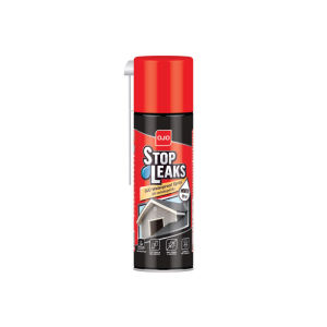 โอโจ สต๊อป ลีค สเปร์ยหยุดการรั่วซึม ผนึกรอยแตกร้าว 300ml.: OJO STOP LEAKS ทาสีทับได้ ทนร้อน พ่นได้ทุกพื้นผิว กันเชื้อรา