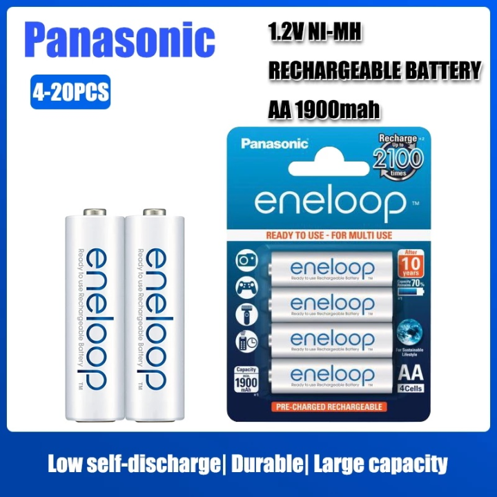 Pansonic Eneloop Aa Aaa Rechargeable Battery 1 2v Ni Mh Nimh 1900mah