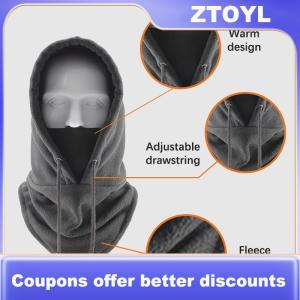 【ZTOYL】 หมวกไหมพรมขนแกะสำหรับผู้ชายหมวกกันลมให้ความอบอุ่นสำหรับผู้หญิงผู้ชาย