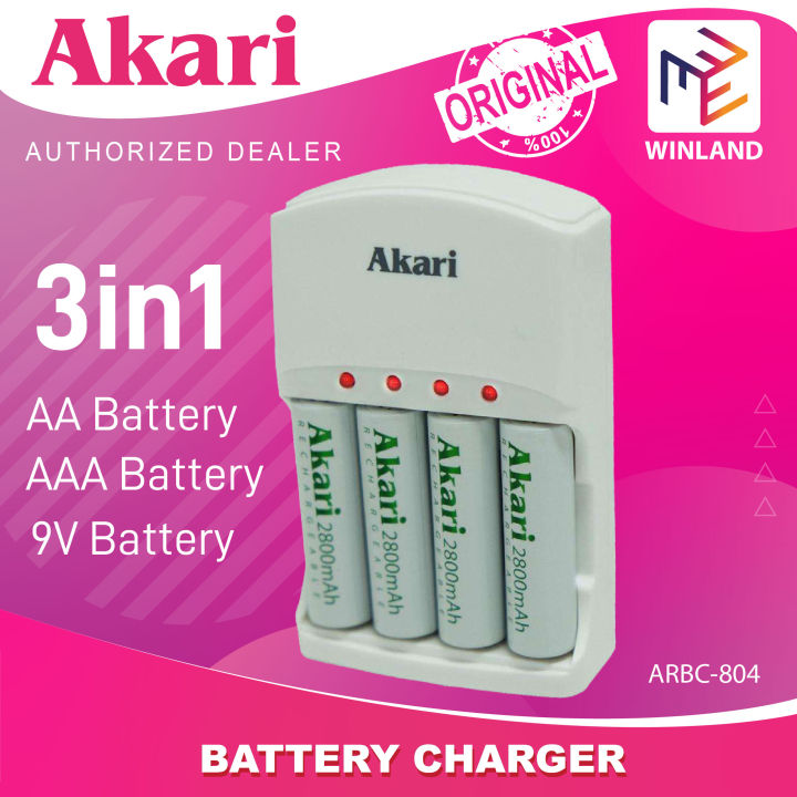 AKARI by Winland by Winland by Winland Automatic Battery Charger with 4