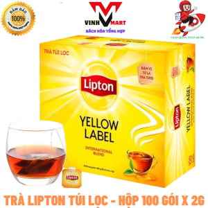 Lipton Trà Túi Lọc Hộp 100 Gói - Vinhmart