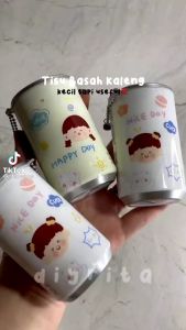 Tisu Unik Lucu Karakter Tisu Basah Kaleng Refill