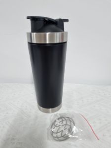 304 Stainless Steel Protein Nutrition Shaker Bottle 750ML with Stainless Steel Mixing Ball