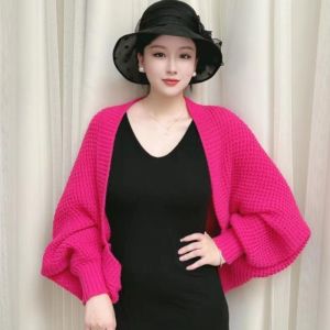 Autumn and winter fashionable knitted shawl Knitted soft shawl cardigan for women cardigan long-sleeved shawl soft and skin-friendly