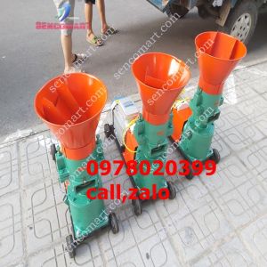 Máy ép cám viên trục đứng 2 quả lô