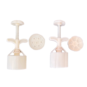 Grade ABS Plastic Mooncakes Press Molds With Lotuses Pattern Handheld Designs For Handmade Pastries 2 Size Autumn Essential