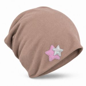 MIRELAE Star Pattern Womens Beanie Hat Elastic Ear Protection Slouchy Skull Cap Japanese Style Windproof Postpartum Cap For Women Girls