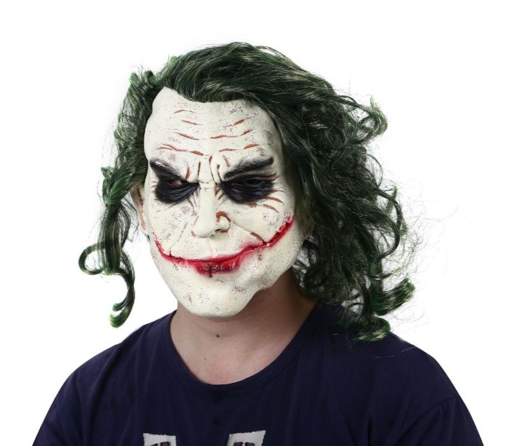 Topeng Joker Jocker Mask Latex Batman Cosplay Kosplay New BISA COD ...