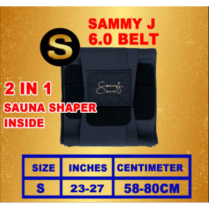 Local Stock 2IN 1 Sammy j 6.0slim Belt Original Power Belt Waist Trainer Women Man Slimming Belt Belly slim belt