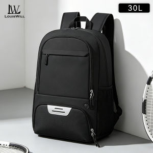 LouisWill Sports Backpack Mens Fashion Oxford Cloth Backpack Water Resistant Backpack Independent Shoe/Ball Compartment Large Capacity for Students/ Outdoor Sports/Training/ Football And Basketball