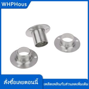 WHPHous ที่วางหลอดแก้วสแตนเลสสำหรับตู้เสื้อผ้าอุปกรณ์เฟอร์นิเจอร์ครัวเรือนที่วางท่อกลมผ้าม่าน