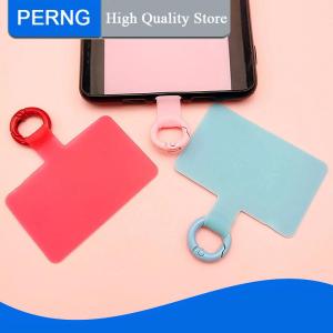 [PERNG] Tehe Mobile Phone Lanyard Clip Patch Fixed Metal Clasp Pendant for phone Anti-lost Durable Universal Lanyard Fixed Card