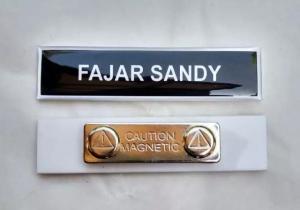 PAPAN NAMA AKRILIK MAGNET/NAMA DADA/NAME TAG/PIN NAMA CUSTOM
