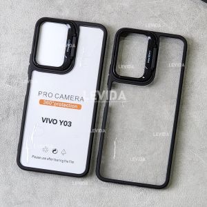 Case Clear Stand Ring Kamera Case Vivo Y03 Vivo Y03T Vivo Y18 Vivo Y12 Vvo Y15 Vivo Y17 Vivo Y17S Vivo Y20 Vivo Y20S Vivo Y12S