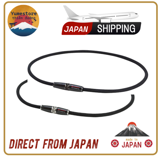 *Japan Limited Product* Phiten Necklace RAKUWA Neck X100 Carbon 50cm