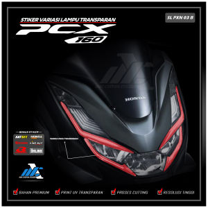 STIKER LAMPU DEPAN PCX 160 - STIKER LAMPU ALIS PCX 160 - SL PXN 01
