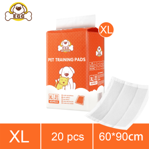 EGG 6 packs training pad for dog cat Tape fixation pee pad Trays deodorization Wee Poop Urinal Disposable
