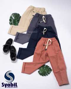 Celana Baggy Pants Anak Perempuan 4-7 Tahun Material Premium American Drill