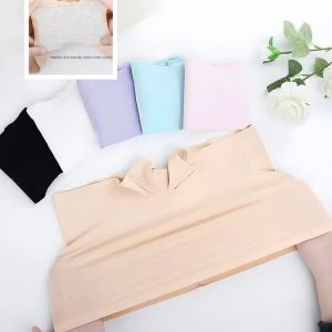 Ice Silk 1/ 2PCS Safety Panties 40-75kg Anti-exposure Mid-waist Four-corner Thin Skin-friendly Underwear