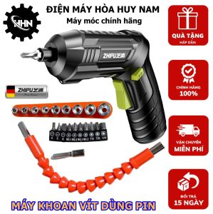 Máy Vặn Vít Mini - Tô Vít Dùng Pin Zhipu - HÀNG CHÍNH HÃNG - BẢO HÀNH TOÀN QUỐC