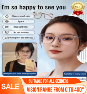 Cold Tea Color Reading Glasses Myopia Glasses Middle-aged And Elderly Students High-definition Anti-blue Light Customized New Boys And Girls/ 防蓝光老花镜近视镜