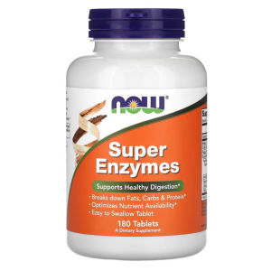Now Foods Super Enzymes 90 / 180 Capsules