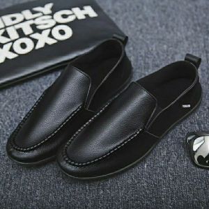 Genuine Leather Men Shoes Casual Luxury Brand Formal Mens Loafers Moccasins Italian Breathable Slip on Male Boat Shoes Plus Size