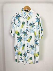 พร้อมส่ง เสื้อสงกรานต์ เสื้อฮาวาย เสื้อ เสื้อลายดอก เนื้อผ้าสปัน บางนุ่มใส่สบาย เสื้อเชิ้ตแขนสั้น ใส่ได้ทั้งชายและหญิง