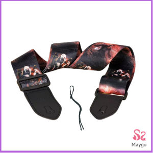 สายสะพายกีตาร์ สายสะพาย 80-135cm แข็งแรง กันน้ำ กันเหงื่อ กว้าง 5cm guitar belt