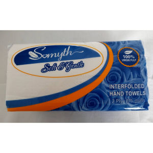 【COD】2-ply SOMYTH Interfolded Hand Towels/kitchen towel 175 pulls 100% virgin pulp