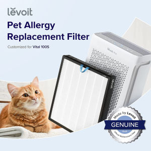 🔥Original and Authentic🔥Replacement Compatible with Levoit vital 100s Filter Air Purifier Accessories True Original HEPA&Active Carbon High-Efficiency H13 Antibacteria Virus and Smoke Moisture and Odor Eliminator