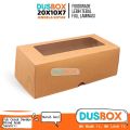 Dus Brownies 20x10 / Dus Brownies Box 20x10 / Box Brownies Jendela Kemasan Brownies / Dus kue. 