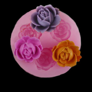Fantic 3d Rose Flower Silicone Fondant Mold Cake Decor Chocolate Sugar Craft Baking Mold