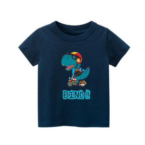 Kaos Anak Laki Laki Umur 2-10Tahun Motif DINO BIKE