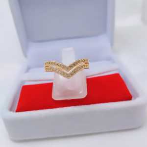 Cincin Vuji Wanita Aksesoris Fashion Awet Tahan Lama Anti Karat Cocok Untuk Harian G8-7A
