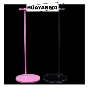 HUAYANG01 [HOT FASHION] ขาตั้งโชว์บัตรขาตั้งพลาสติกแบบเท้าคงที่โปร่งใสมีตุ๊กตา