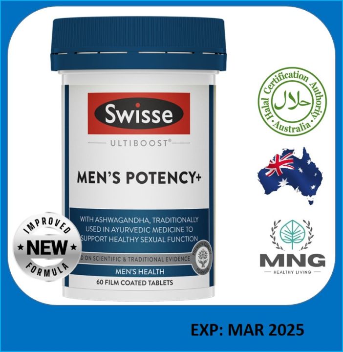 Swisse Ultiboost Men s Potency 60 Tablets Lazada