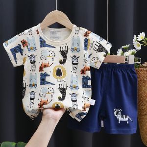 BOBOHO - SETELAN BAJU BAYI  / BAJU ANAK LAKI-LAKI / SETELAN KAOS ANAK / BAJU BAYI LENGAN PENDEK PART 4