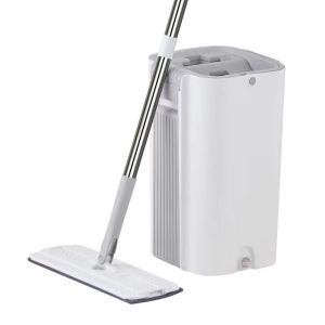 Ready Stock Mop Lantai Double Side Clip Mop Scratch Mop Bucket Mop Magic Mop