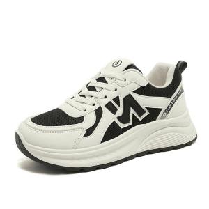 เก็บเงินปลายทาง ผ้าตาข่าย รองเท้าวิ่ง รองเท้าผู้หญิงแฟชั่น รองเท้าผ้าใบลำลอง ลายอักษร ระบายอากาศได้ดี ใส่สบาย ไซส์ 36-42