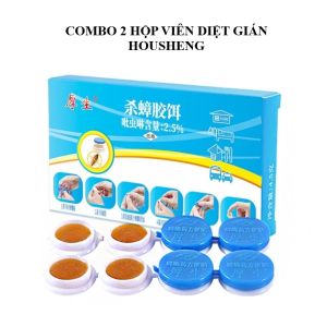 Combo 2 thuốc diệt gián sinh học hộp 8 viên diệt tận gốc tất cả các loại gián hiệu quả an toàn.