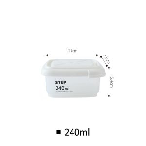 Plastic Transparent Food Storage Box Canisters Tank Airtight Kitchen Refrigerator Container Sealed Can Bekas Makanan Kering Rempah Kedap Udara Peti Sejuk