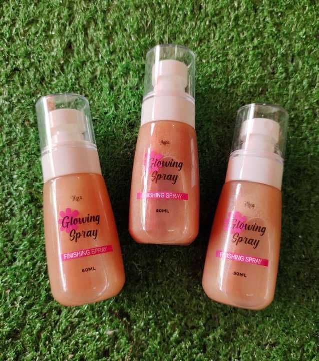 MYCA GLOWING SPRAY Face Mist Setting Spray makeup tahan lebih lama