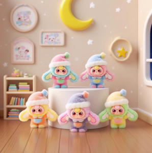 BabyThree Cute Cartoon Animal Dolls – Mini Plush Figurines for Kids & Gifts | DIY Fun