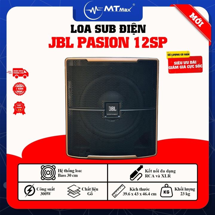 Loa Sub Điện JBL Pasion 12SP - Loa Bass 30cm, Karaoke, Chơi Nhạc Siêu Đỉnh, Âm Thanh Chất Lượng Cao, Siêu Trầm Cực Phù Hợp Cho Dòng Nhạc EDM Sôi Động, Bảo Hành 12 Tháng.